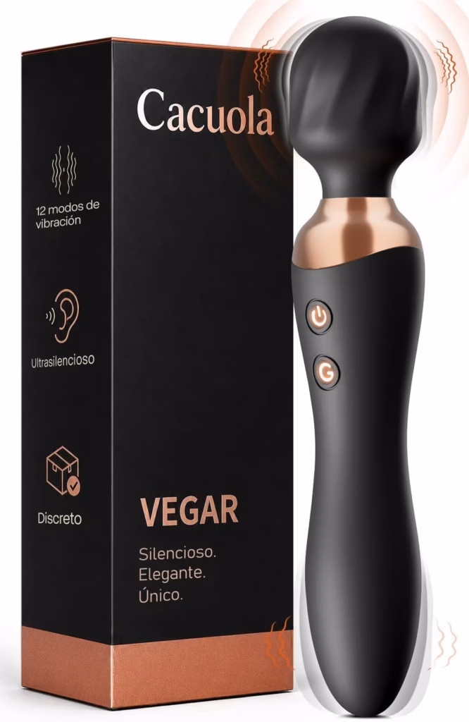 Cacuola Vibrador Mujer Doble Cabezal 360 - vibrador, rotativo, cacuola, 360
