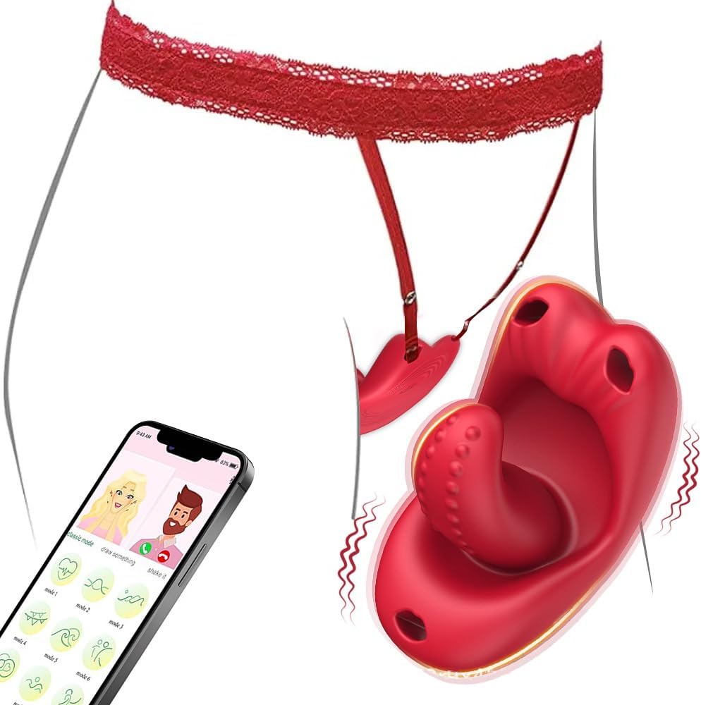 Lengua Vibradora Control Remoto Pareja - lengua, vibrador, pareja, app
